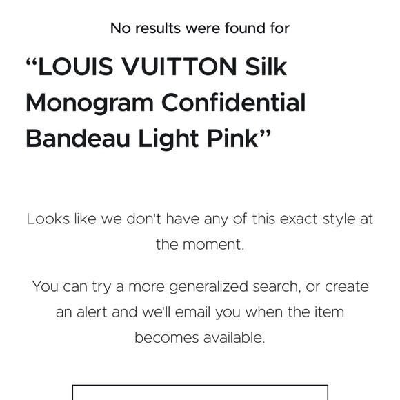 Louis Vuitton Monogram Confidential Bandeau Light Pink - Picture 3 of 6